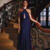 Sapphire Flame Gown